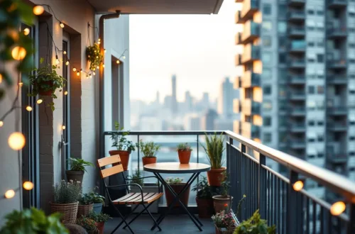 wąski balkon w bloku inspiracje